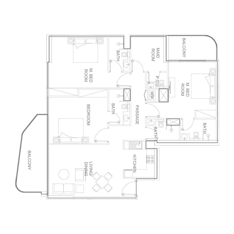 Apartments plan