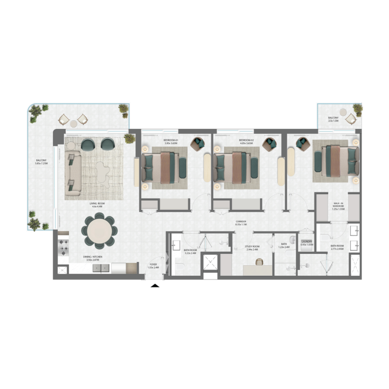 Apartments plan