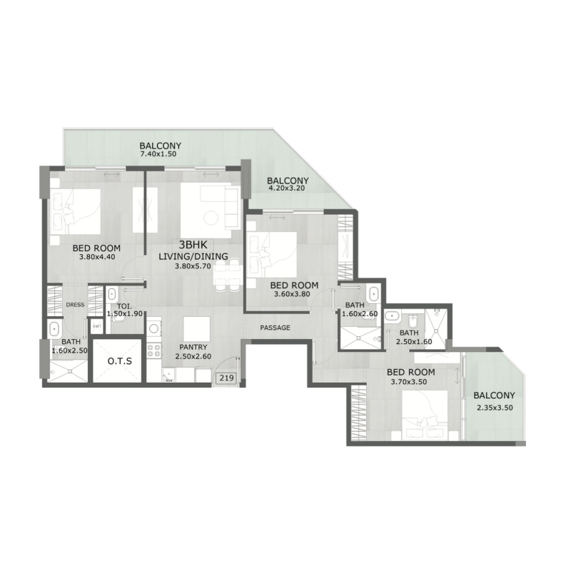 Apartments plan