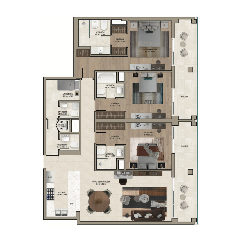 Apartments plan