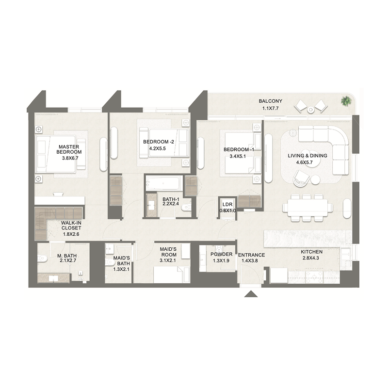 Apartments plan