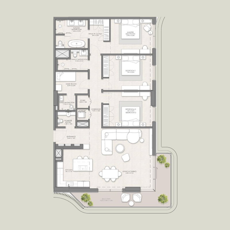 Apartments plan