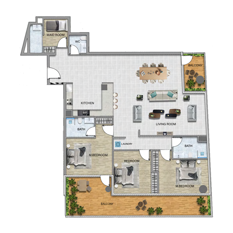 Apartments plan