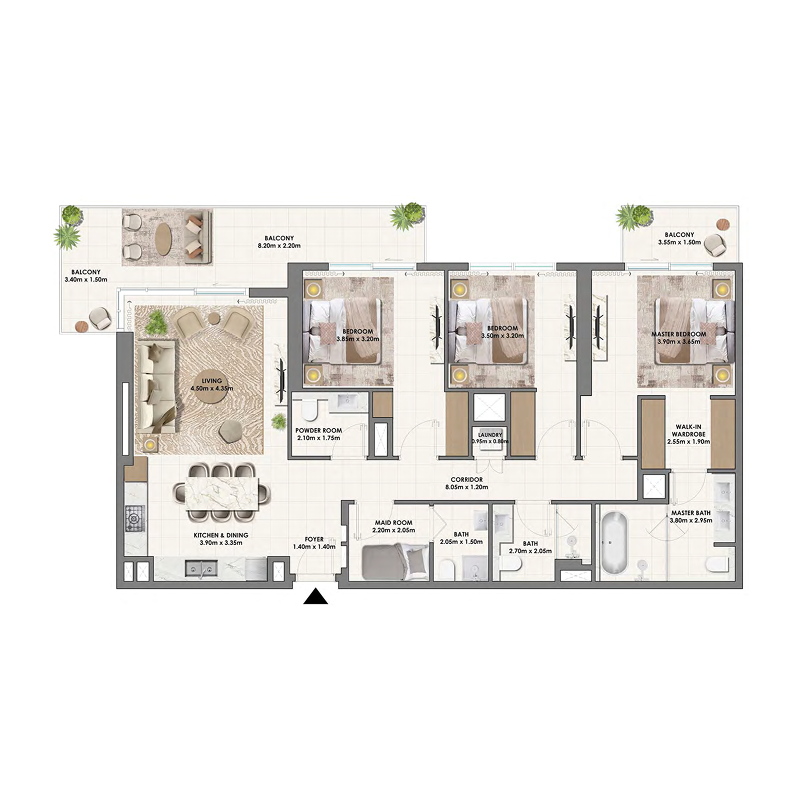 Apartments plan