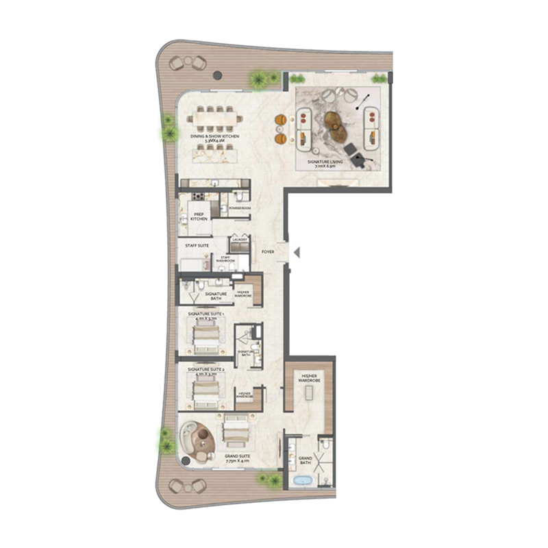 Apartments plan