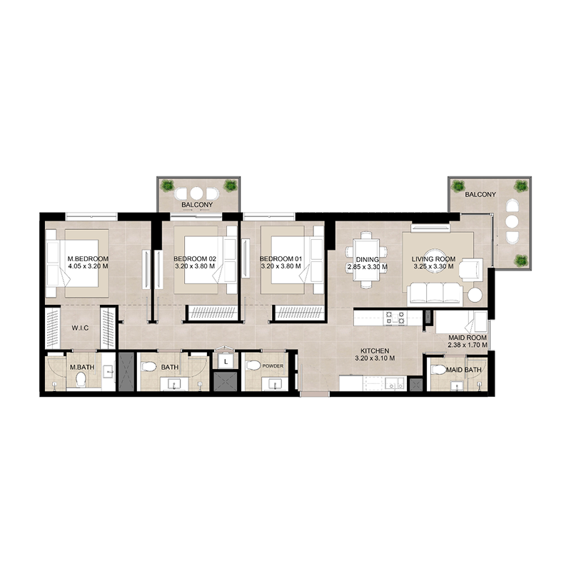 Apartments plan