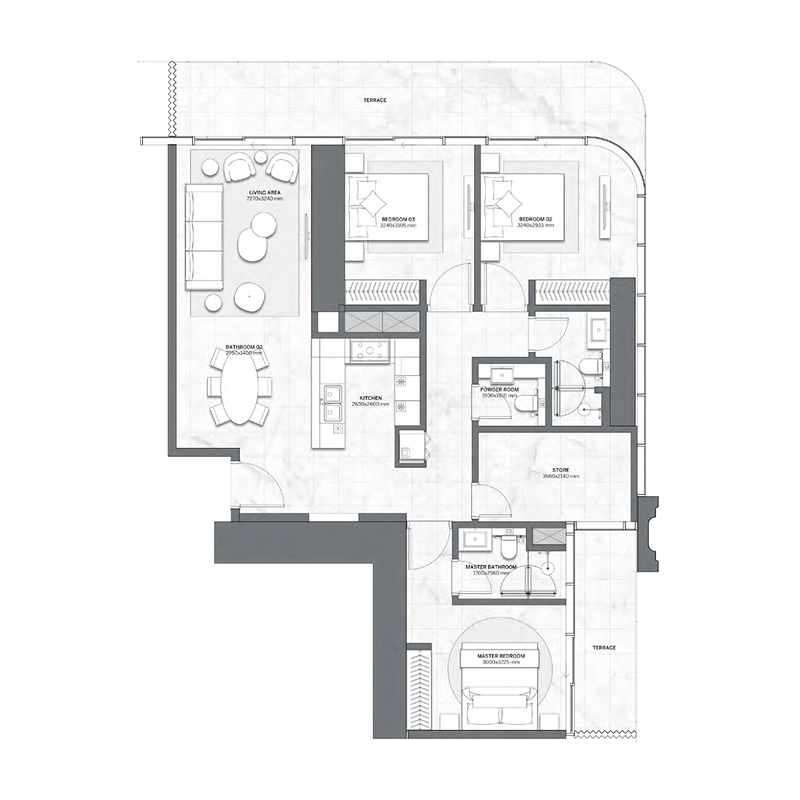 Apartments plan