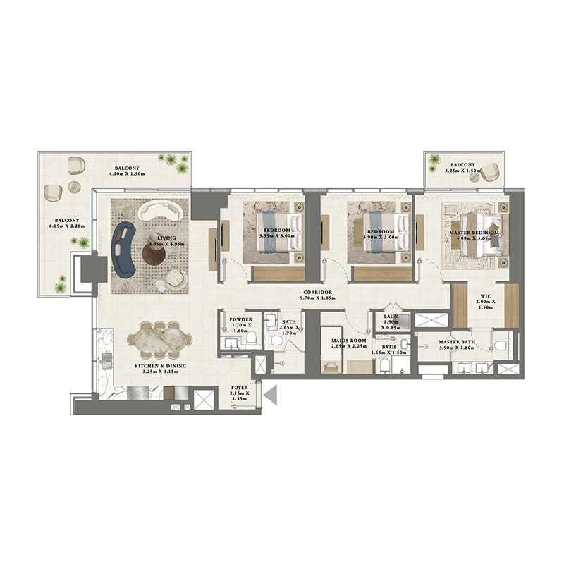 Apartments plan
