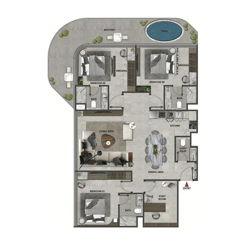 Apartments plan