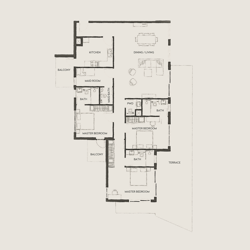 Apartments plan