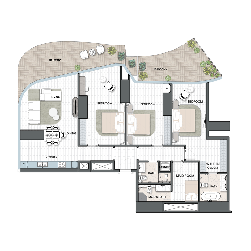 Apartments plan