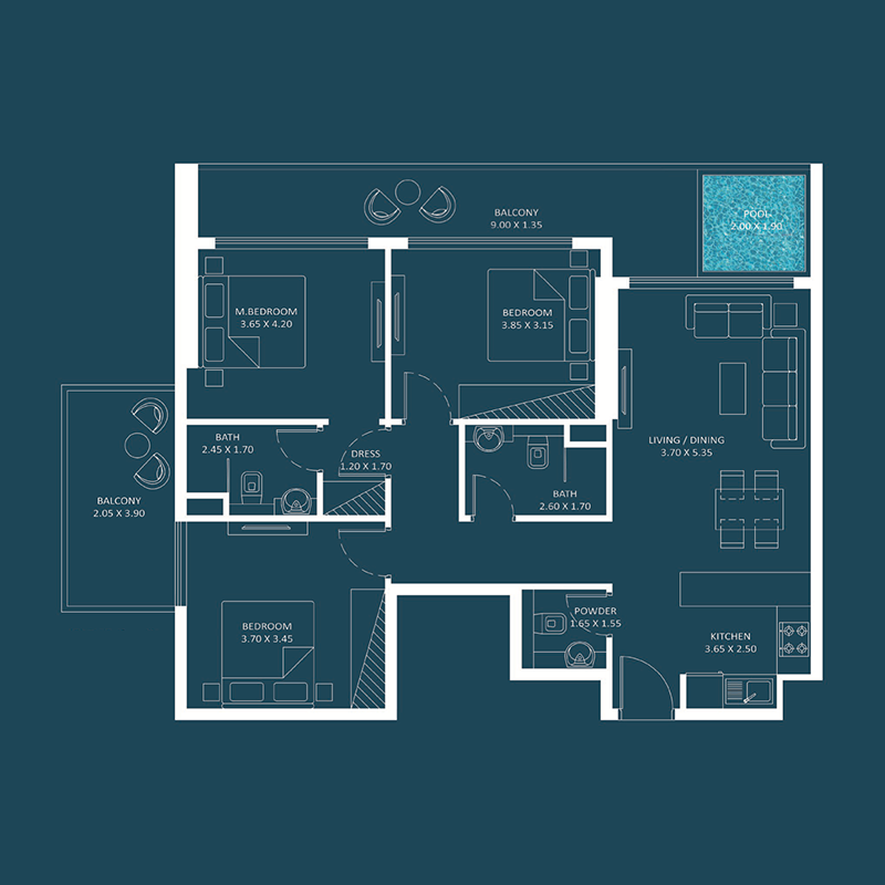 Apartments plan