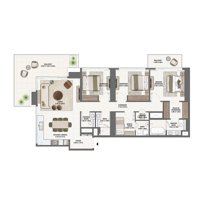 Apartments plan