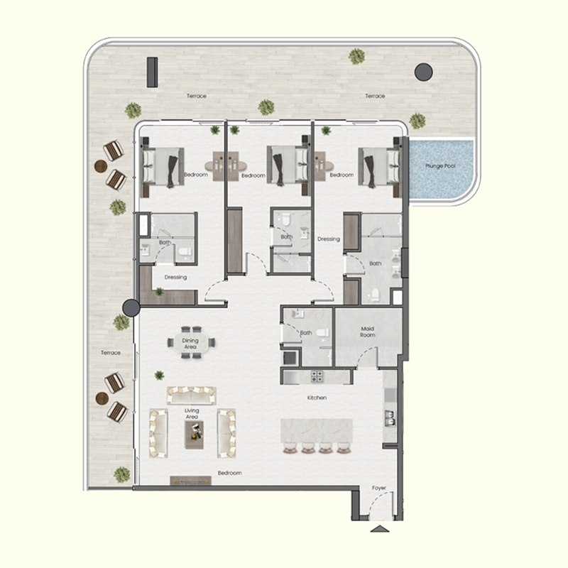 Penthouse plan