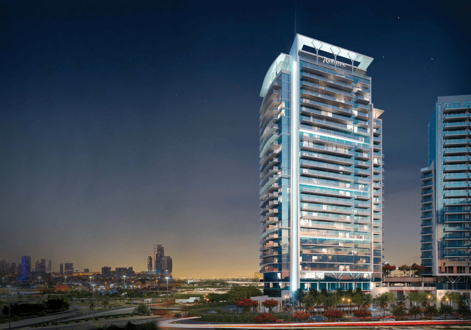 Damac Hills - Radisson Dubai architecture 2