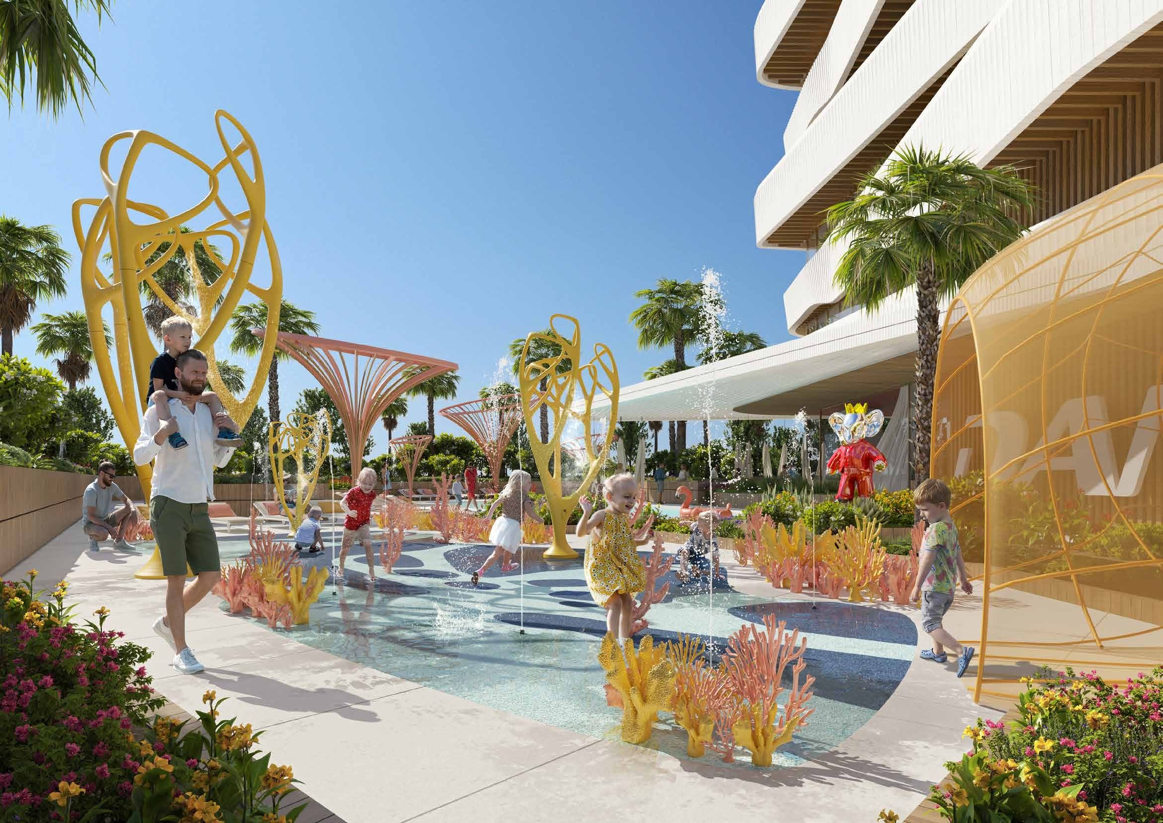 Coral reef vacation amenity image