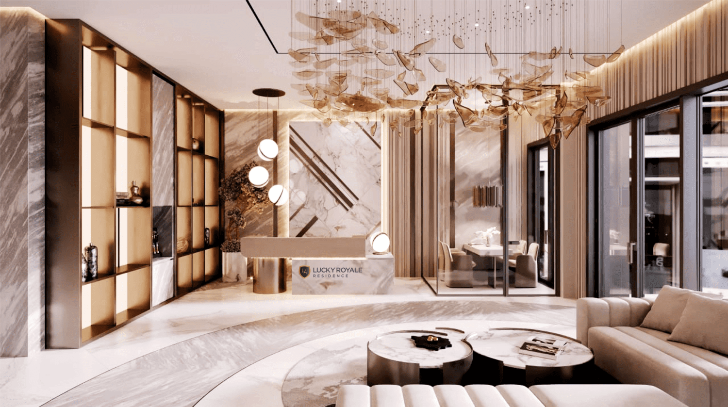 Lucky Royale Residence lobby 1