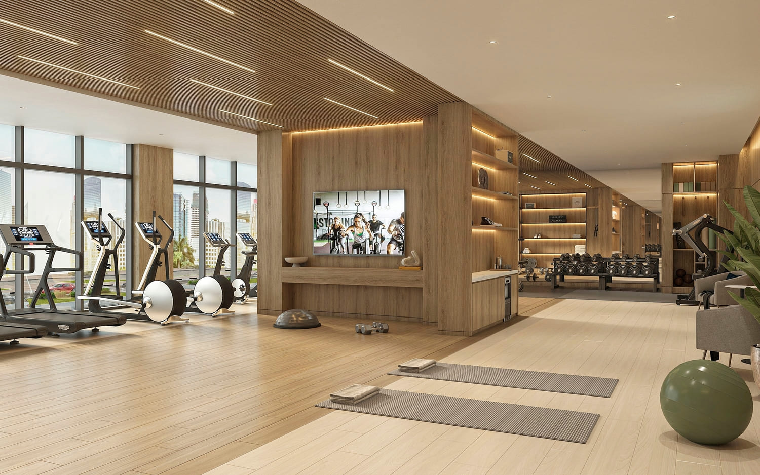 Fully-equipped Gym amenity image