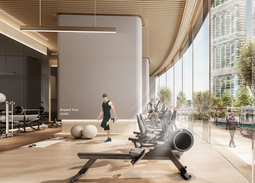 Outdoor and indoor gyms amenity image