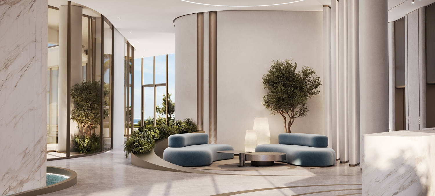 Flora Isle Beachfront Residences lobby 3