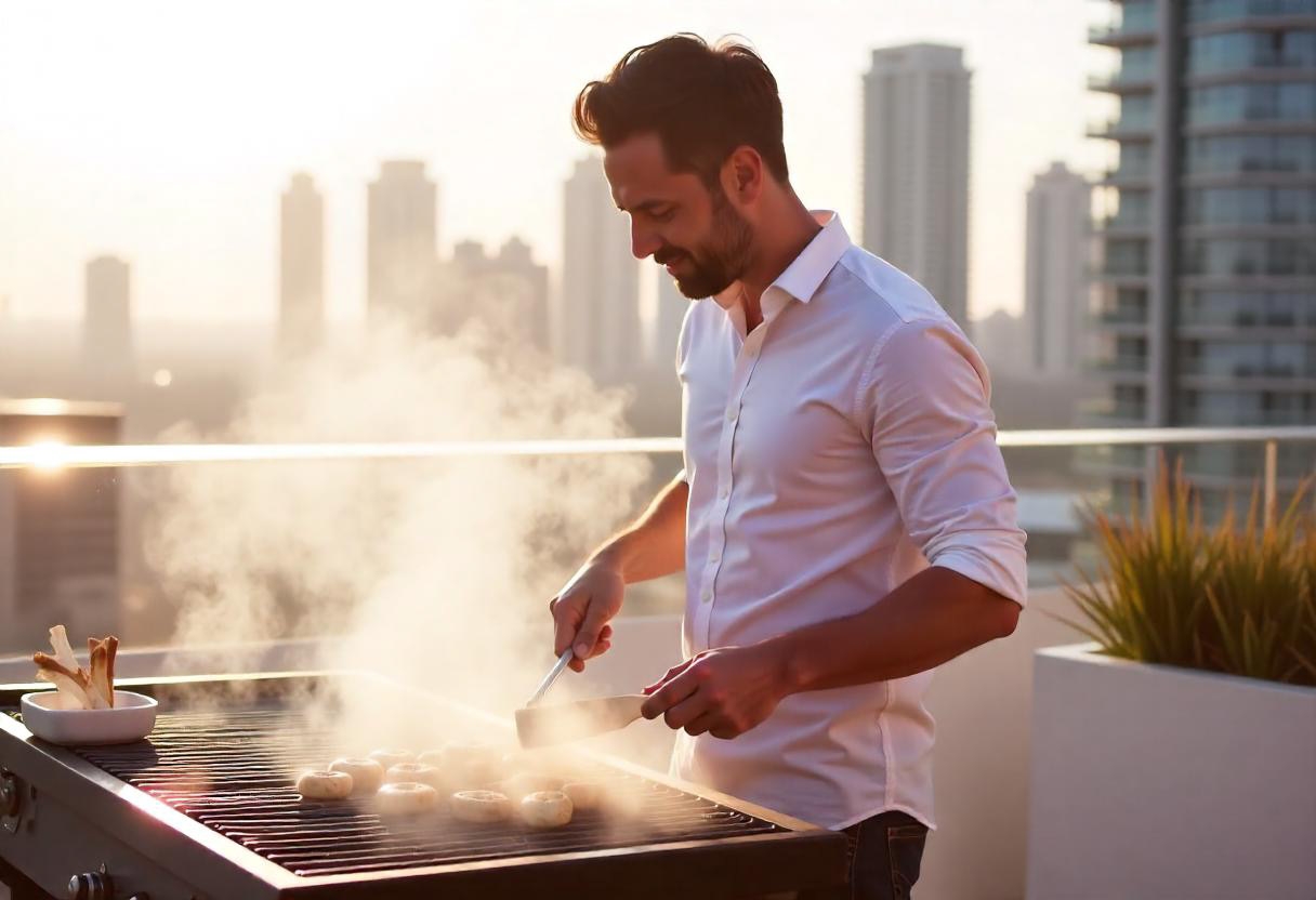 Outdoor BBQ Lounge amenity image
