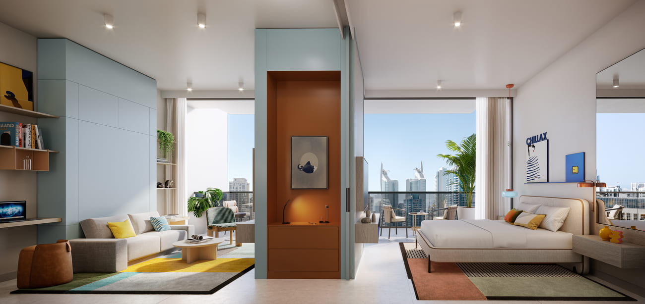 Rove Home Dubai Marina interior 6