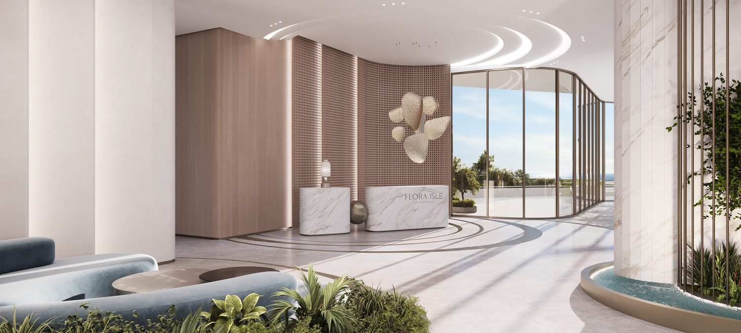 Flora Isle Beachfront Residences lobby 1