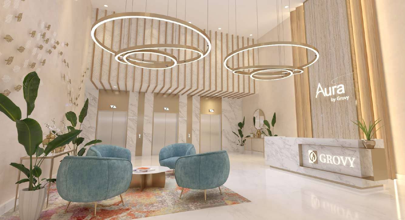Aura Residences lobby 1
