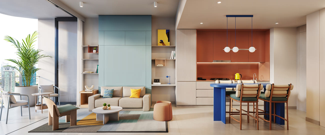 Rove Home Dubai Marina interior 8