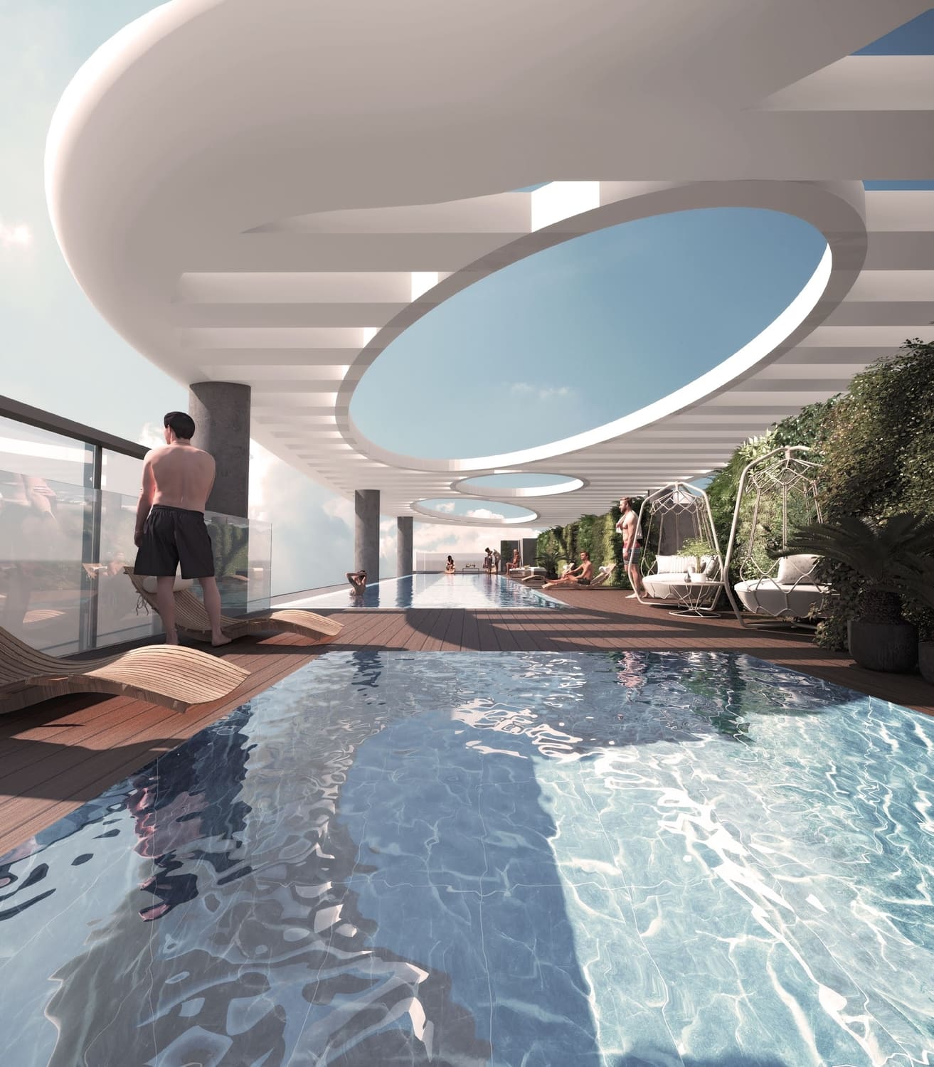 Rooftop Infinity Pool amenity image