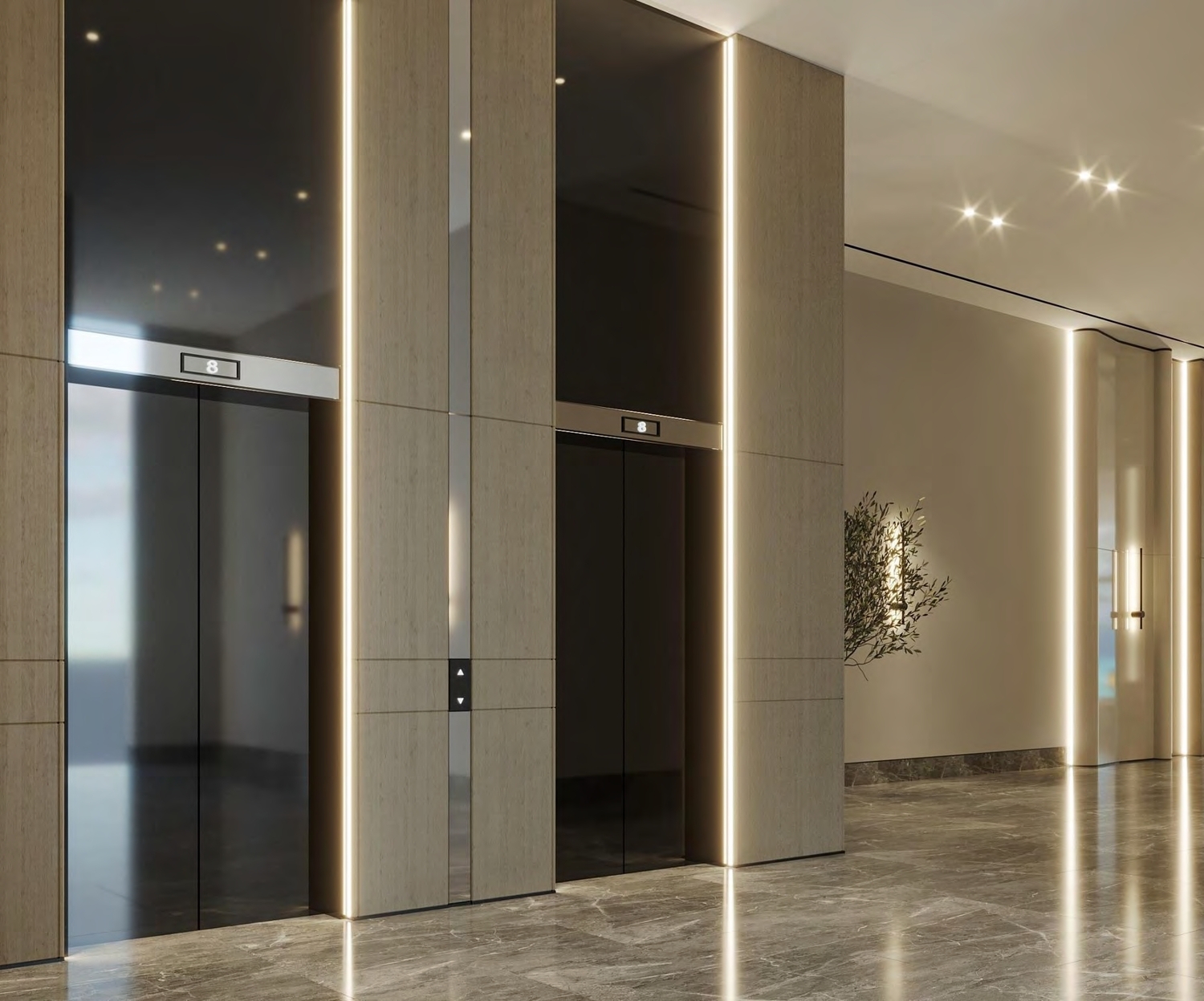 Edgewater Residences 1, 2 and 3 lobby 2