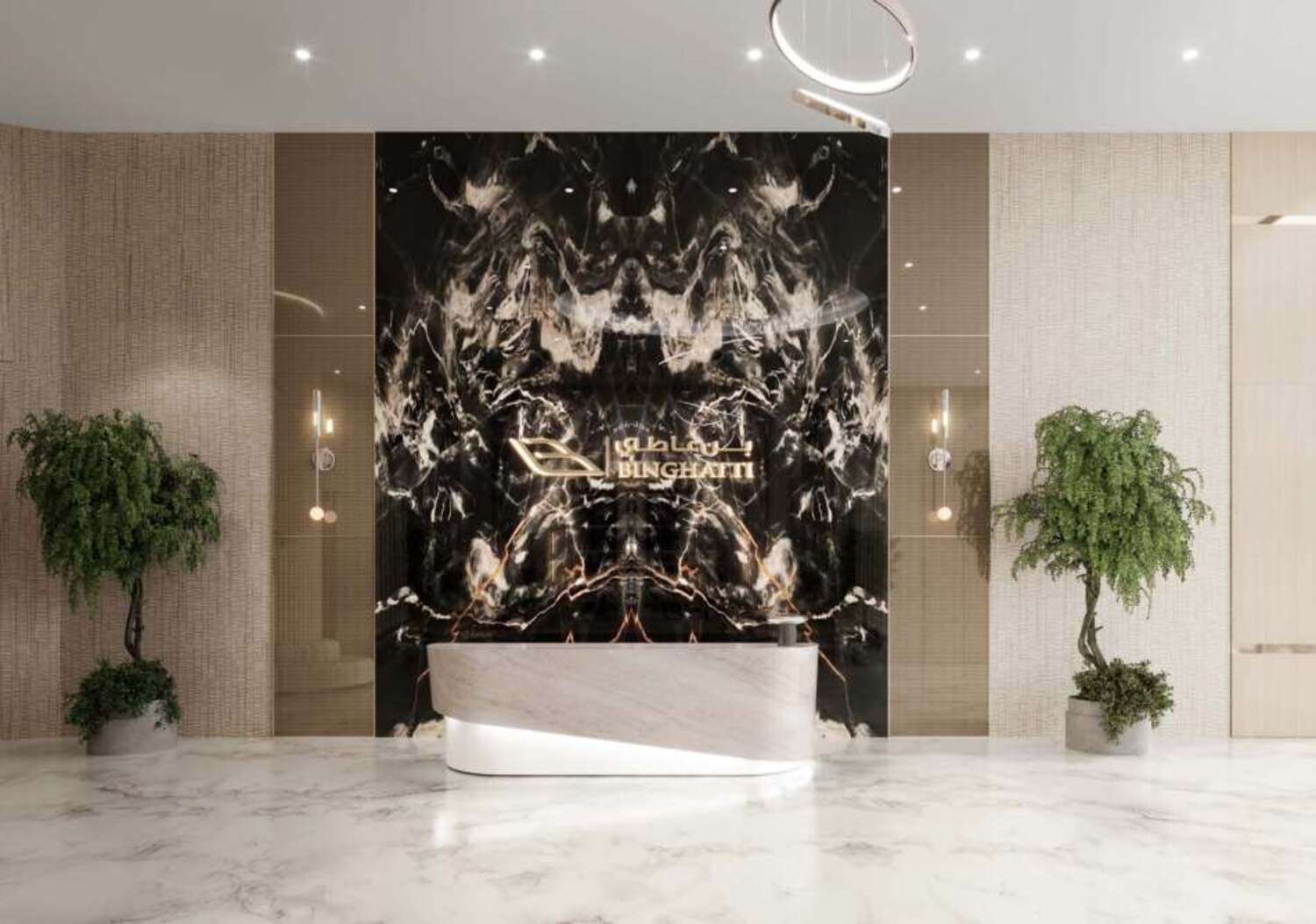 Binghatti Royale lobby 2