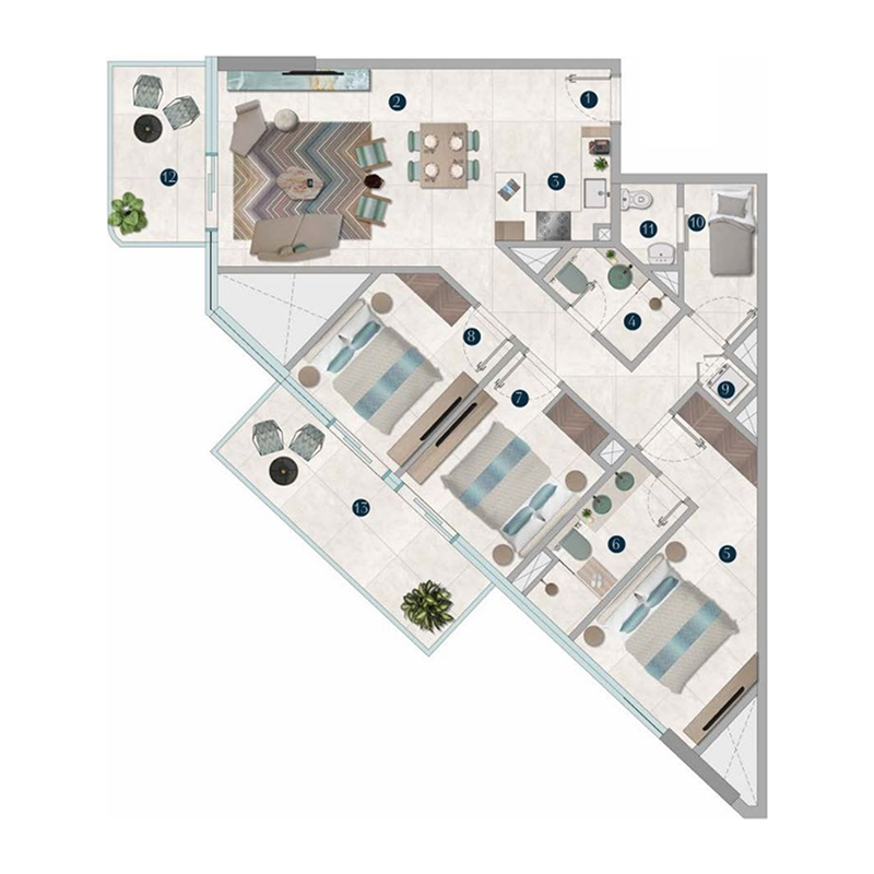 Apartments plan
