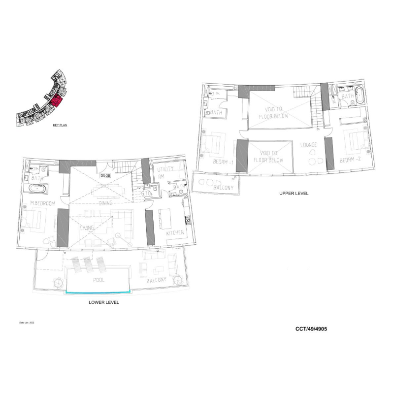 3 bedroom plan