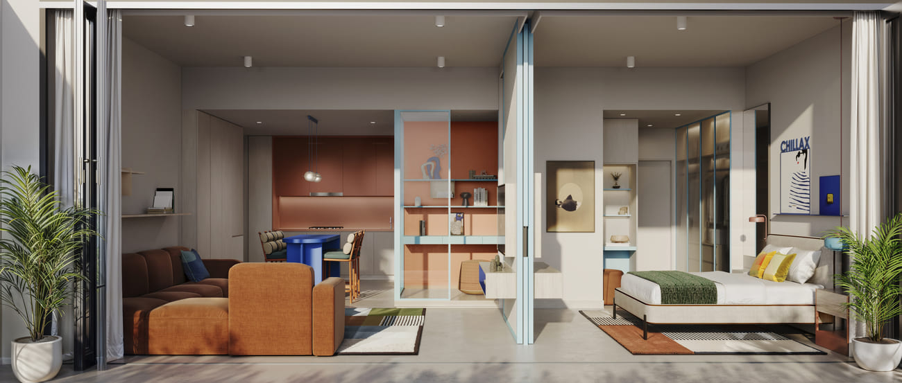 Rove Home Dubai Marina interior 11