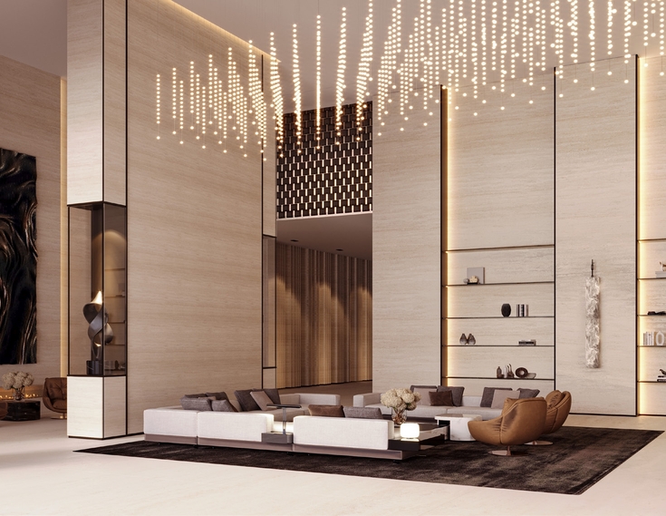 One by Binghatti lobby 2