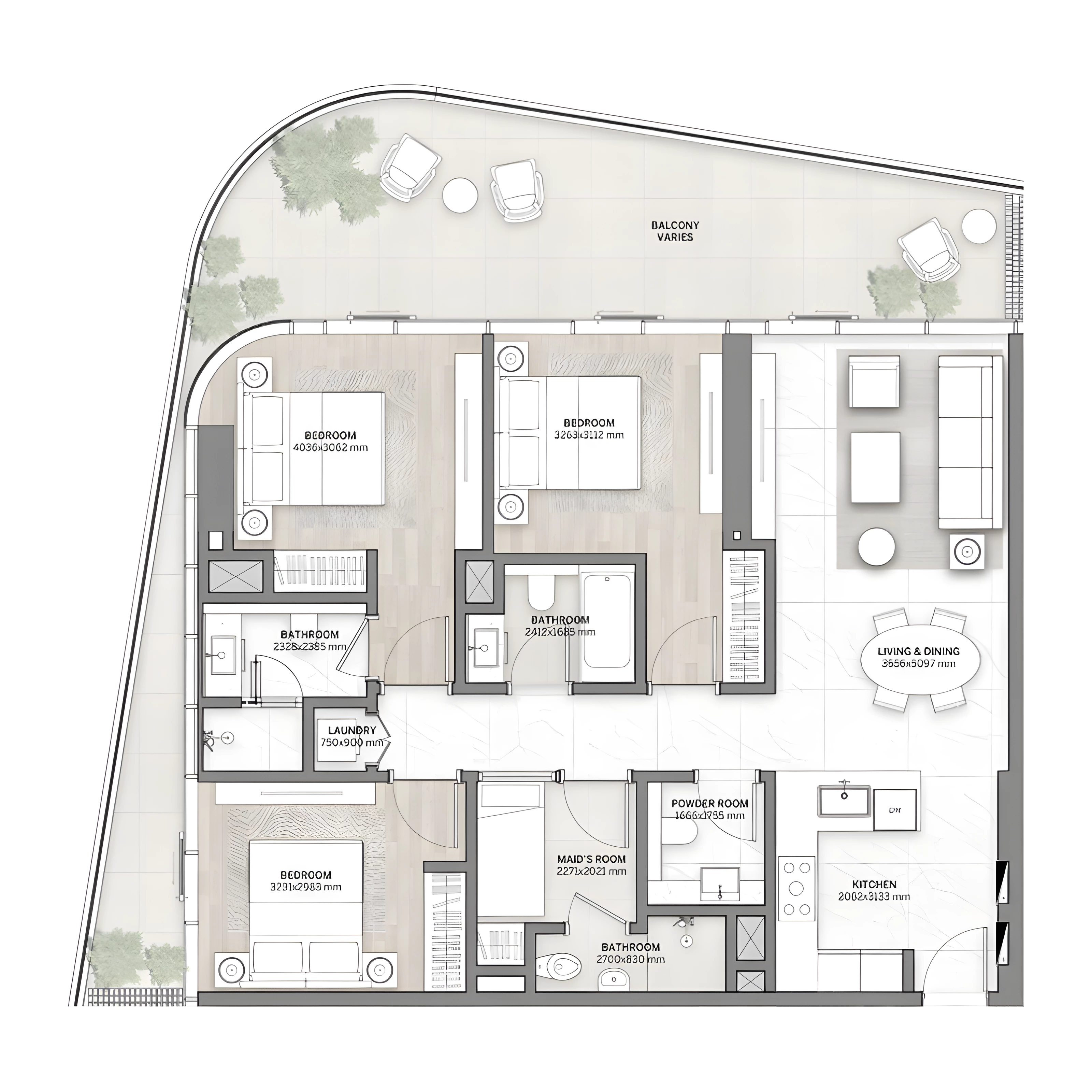 Apartments plan