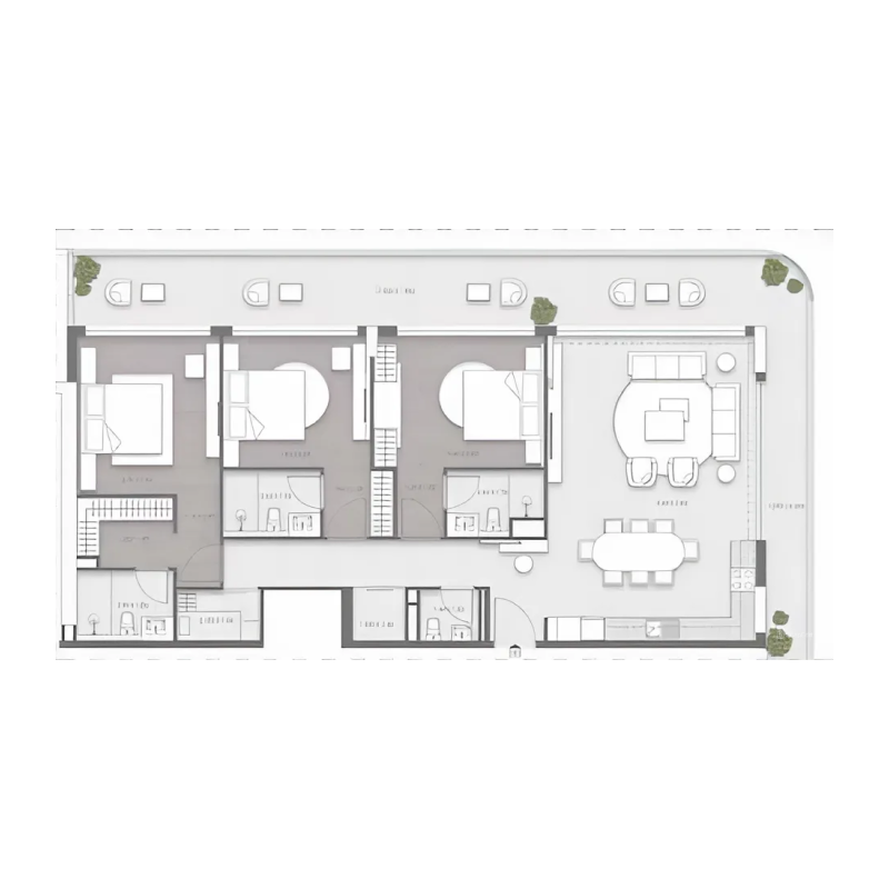 Apartments plan