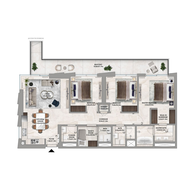 Apartments plan