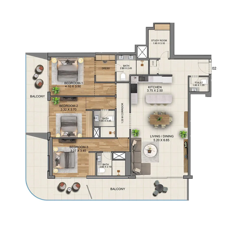 Apartments plan