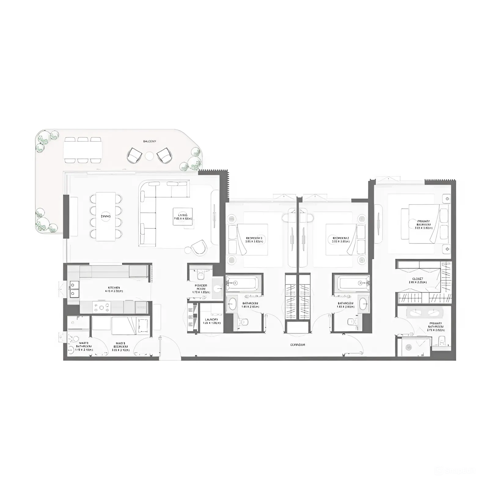Apartments plan