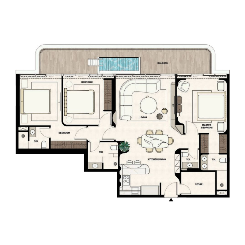 Apartments plan