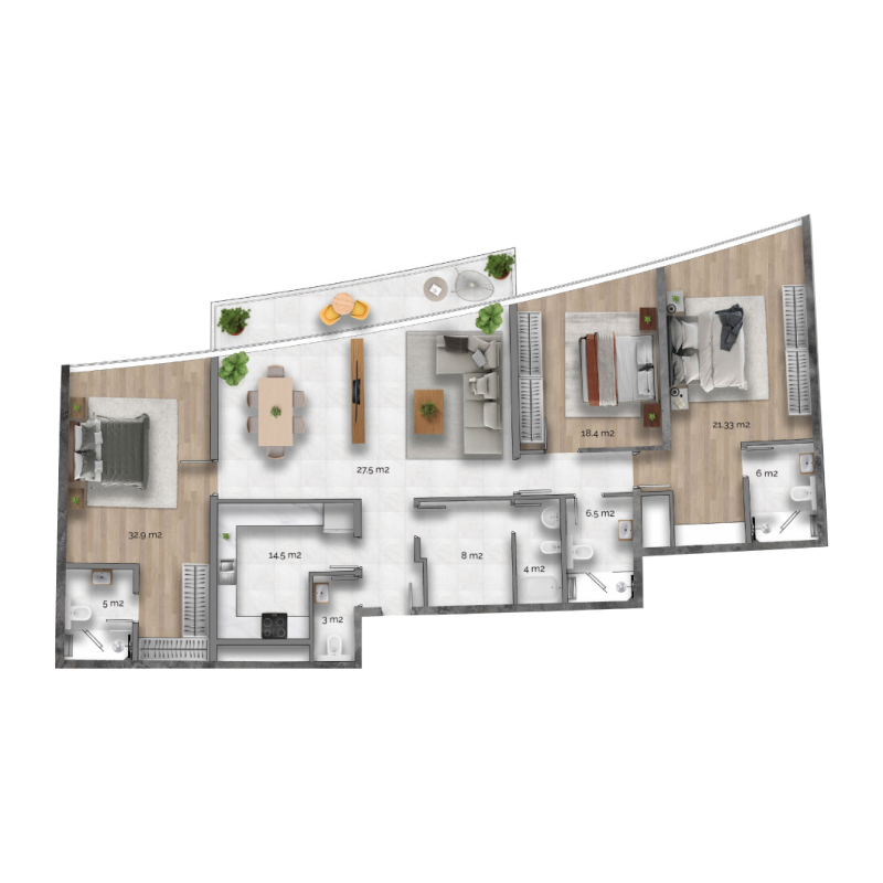Apartments plan