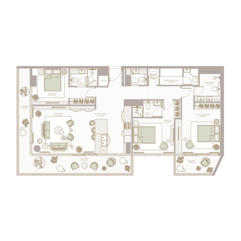 Apartments plan