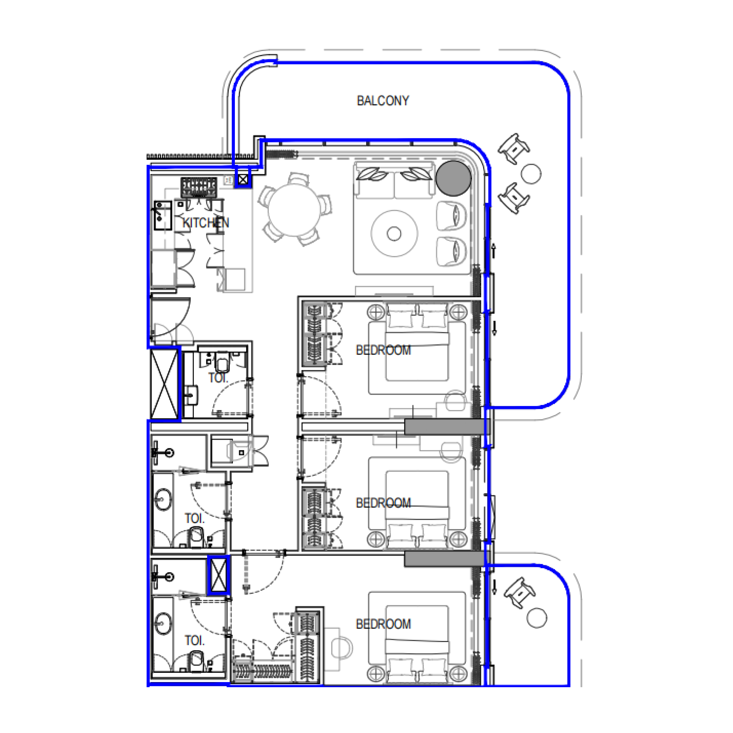 Apartments plan