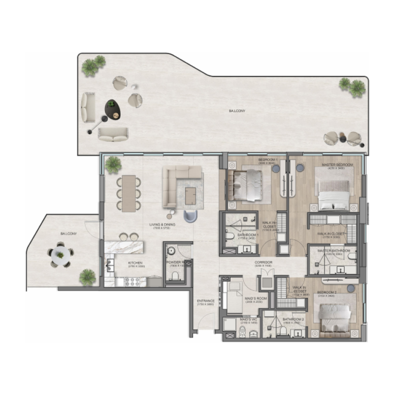 Apartments plan