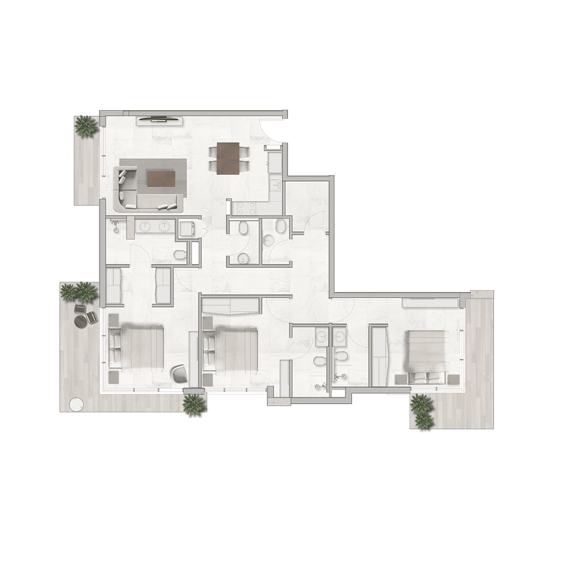 Apartments plan