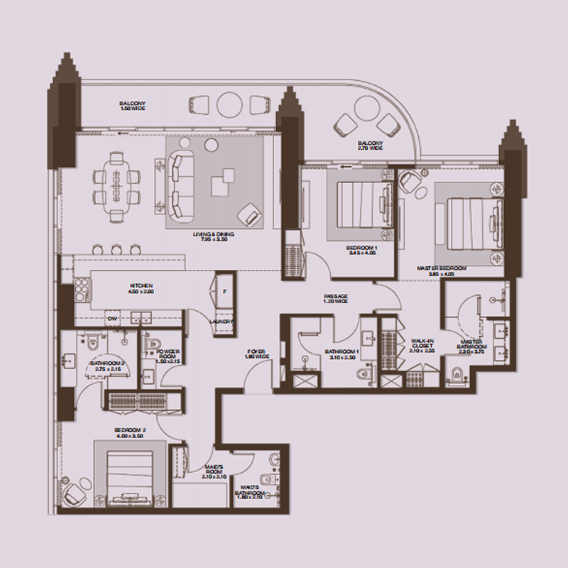 Apartments plan