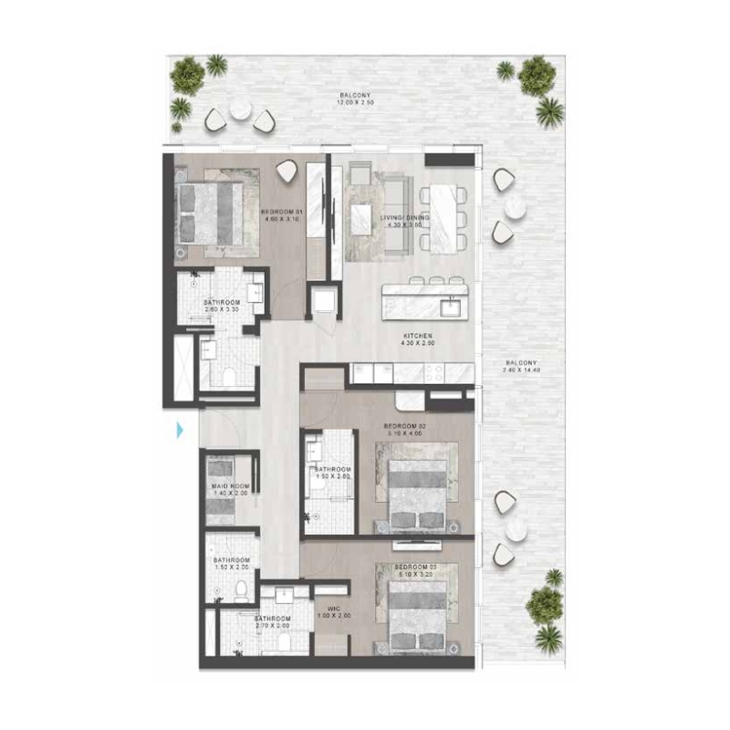 Apartments plan