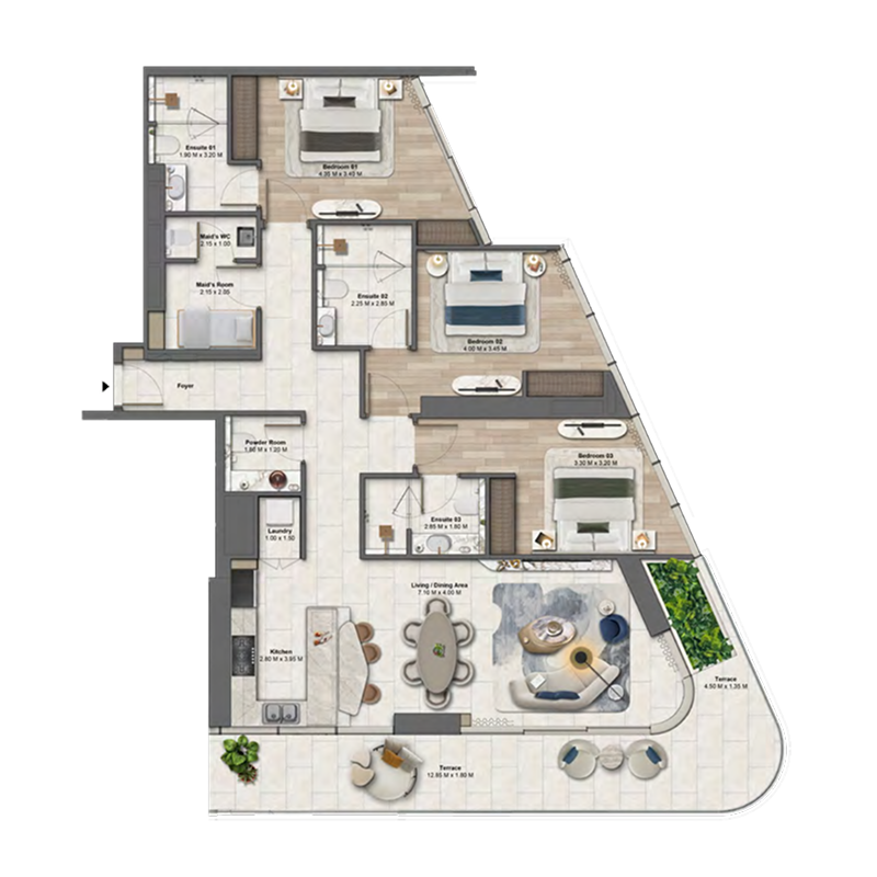 Apartments plan